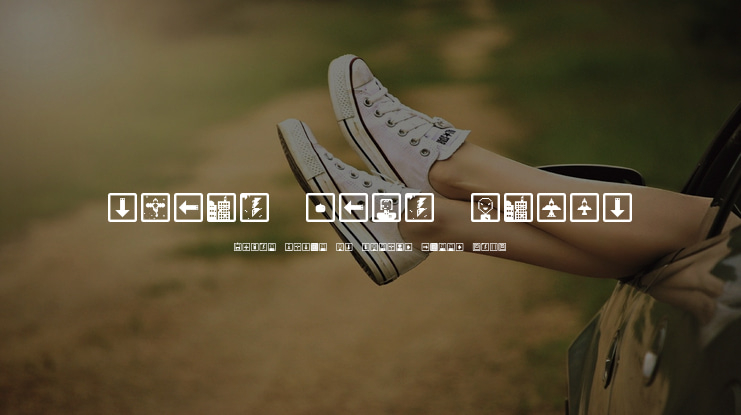 space game icons Font