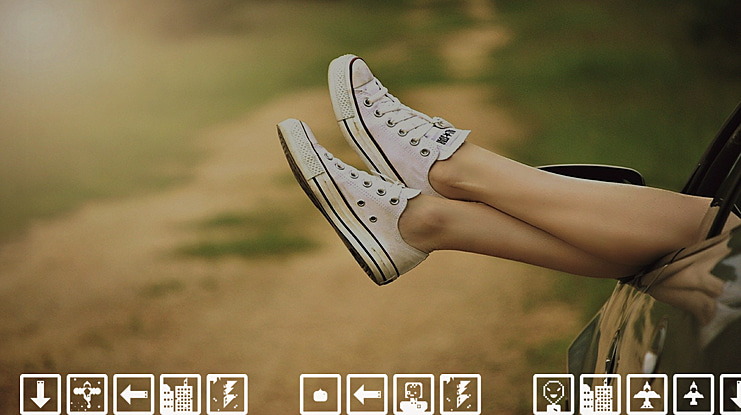 space game icons Font