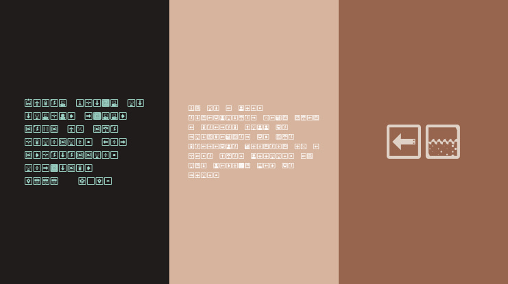 space game icons Font