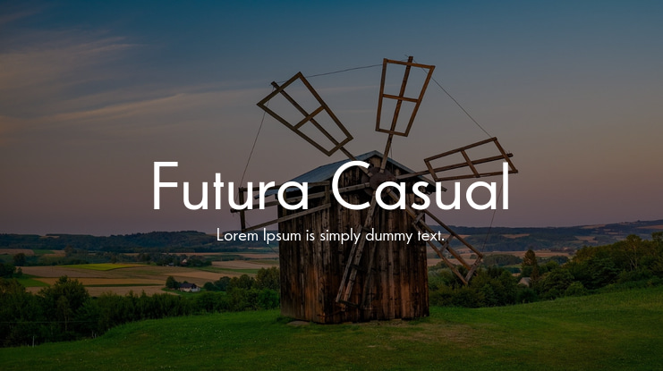 Futura Casual Font