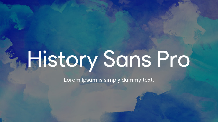 History Sans Pro Font Family