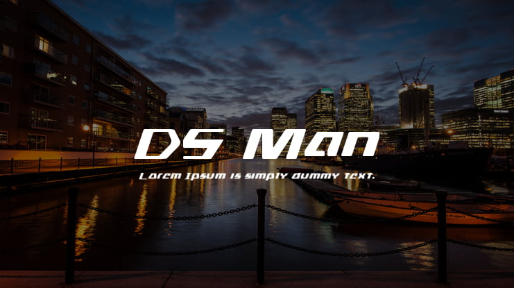 DS Man Font