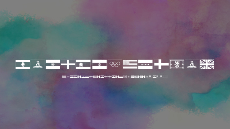 Raise Your Flag Font