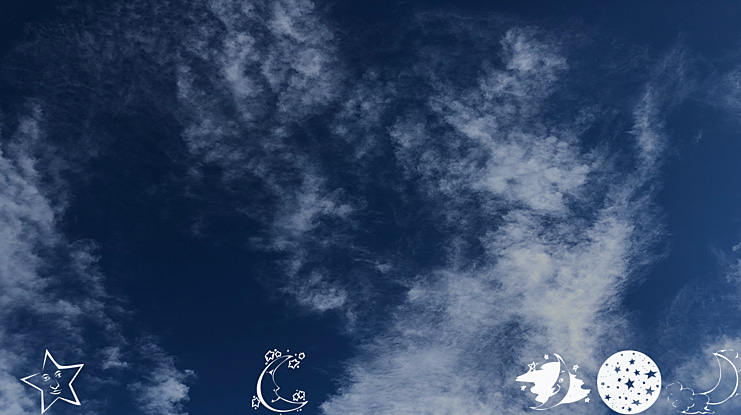 KR Starry Night Font