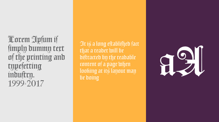 Fleischmann Gotisch PT Font