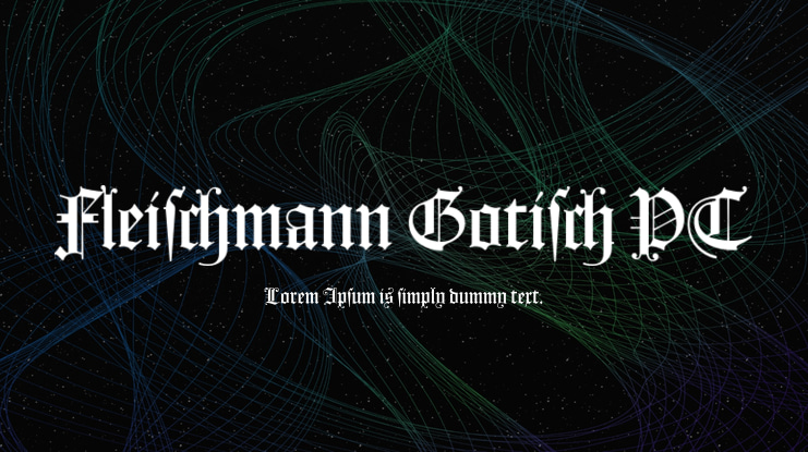 Fleischmann Gotisch PT Font