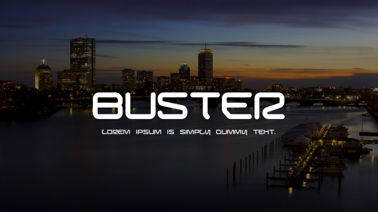 Buster Font