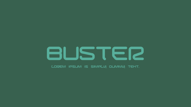 Buster Font