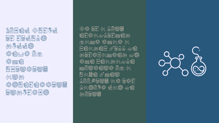 Chemistry Icon Font