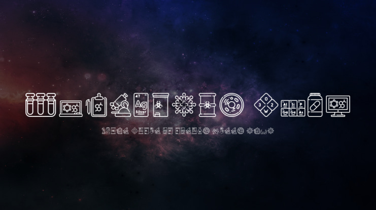 Chemistry Icon Font