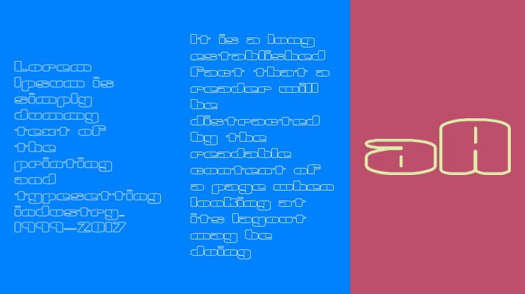 Spacious BRK Font Family