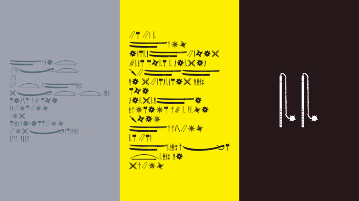 Ancient Weapons Font