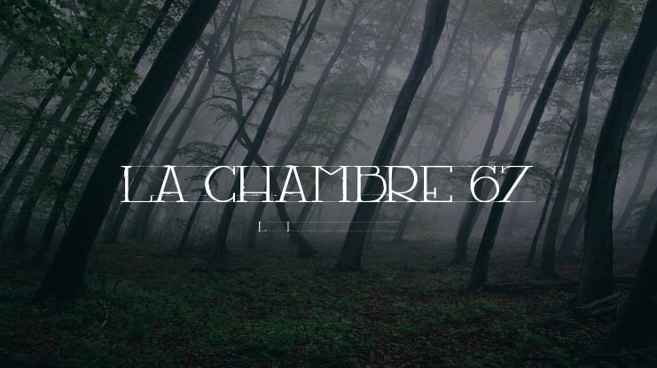 LA CHAMBRE 67 Font