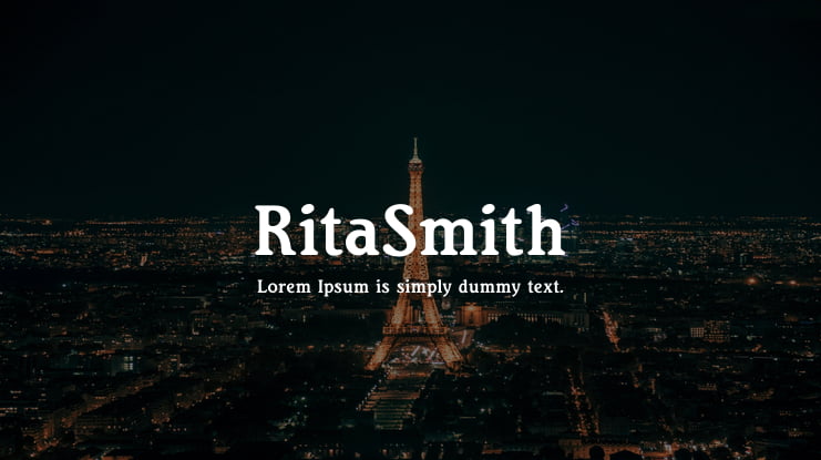 RitaSmith Font Family