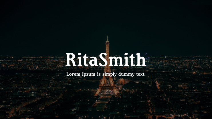 RitaSmith Font Family