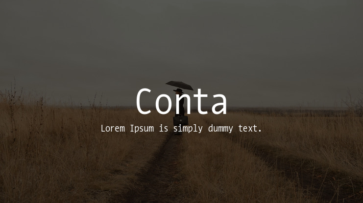 Conta Font Family