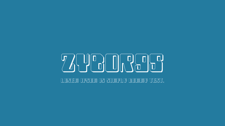Zyborgs Font Family