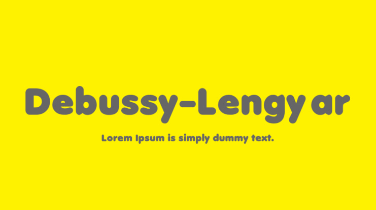 Debussy-Lengyar Font