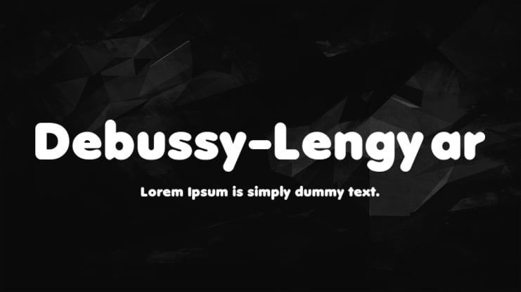 Debussy-Lengyar Font