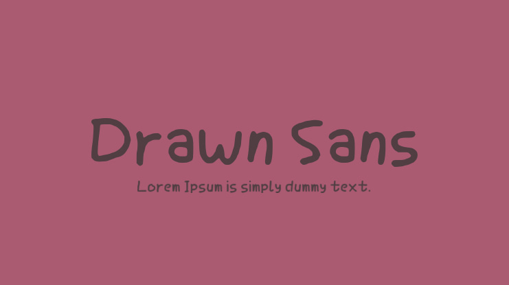 Drawn Sans Font
