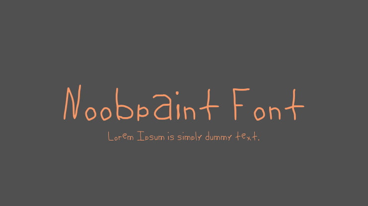 Noobpaint Font