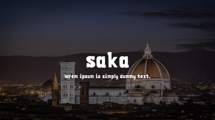 Saka Font