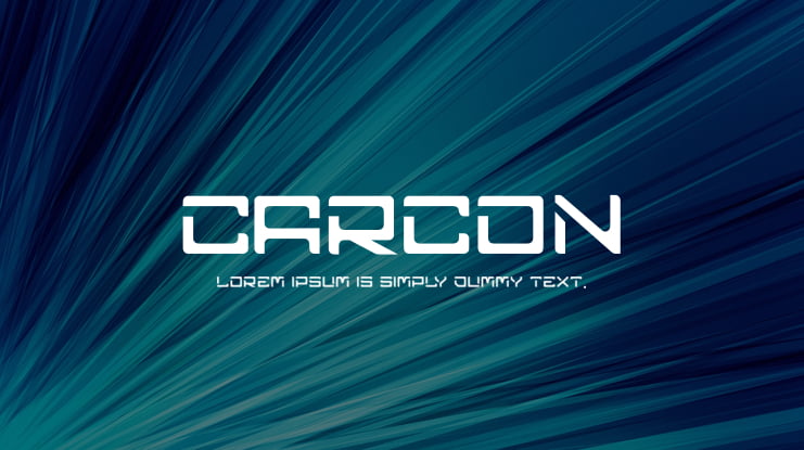 CARCON Font Family
