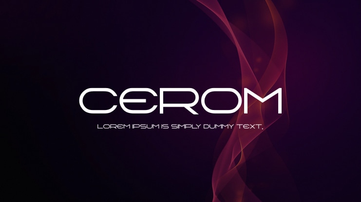 CEROM Font Family
