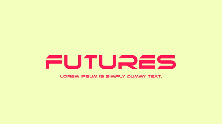 futures Font Family