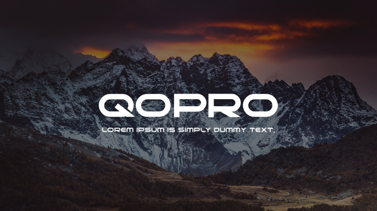 qopro Font Family