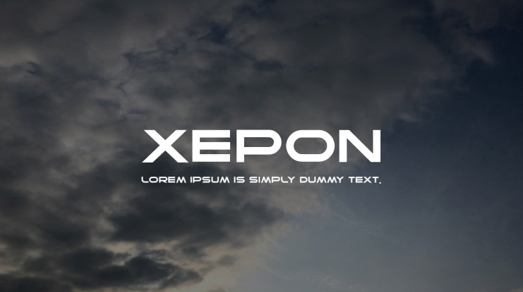xepon Font Family