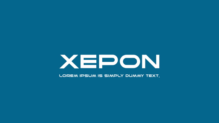 xepon Font Family