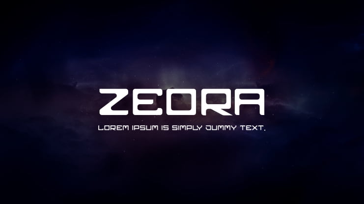 zeora Font Family