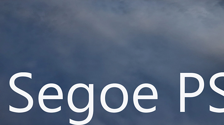 Segoe PS Font Family
