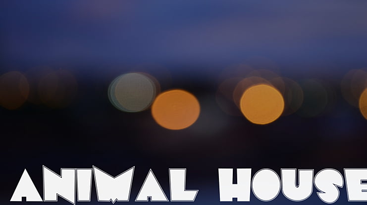 Animal House Font