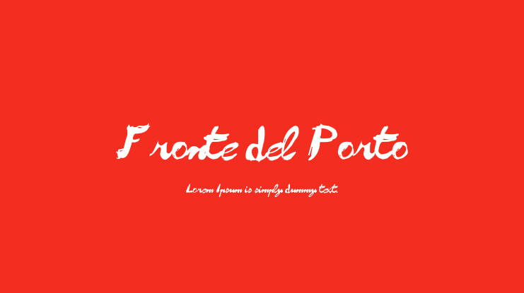 Fronte del Porto Font