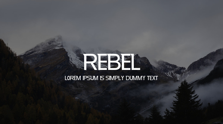 Rebel Font