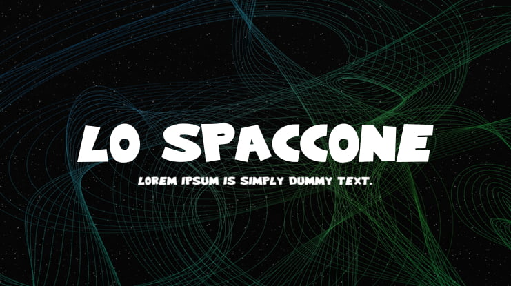 Lo Spaccone Font