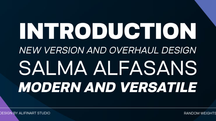 Salma Alfa Sans Font Family