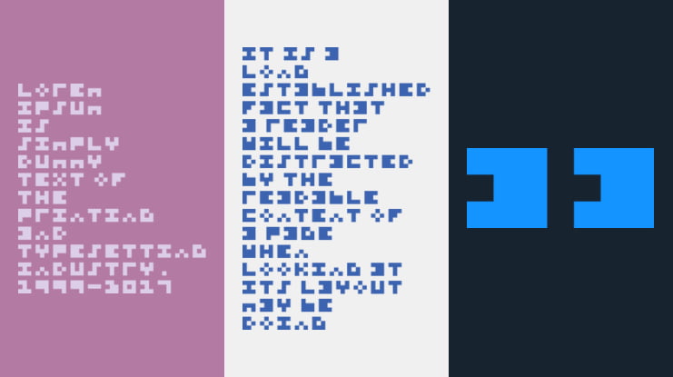 3x3 Pixels Font