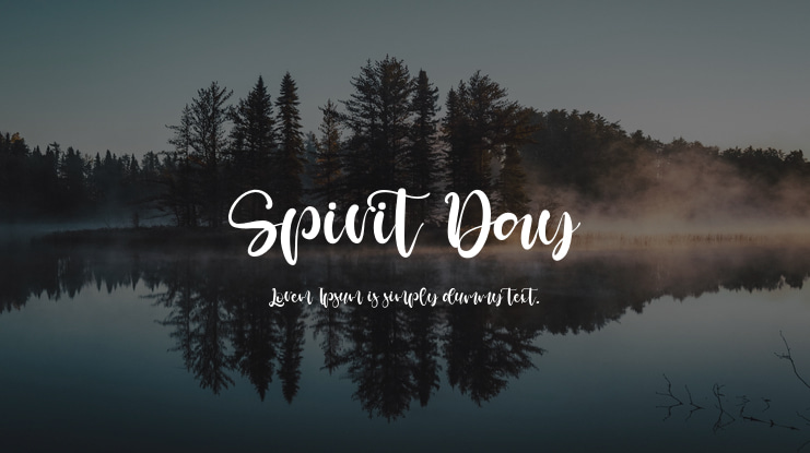 Spirit Day Font