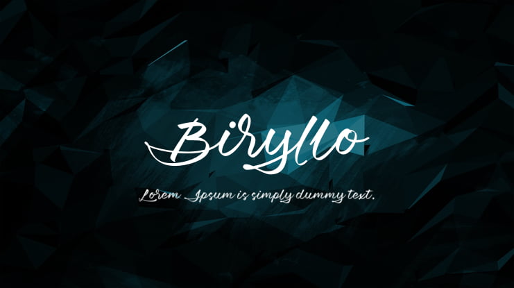 Biryllo Font