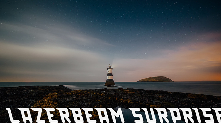 Lazerbeam Surprise Font
