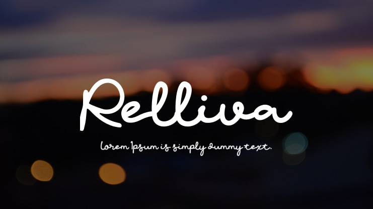 Relliva Font