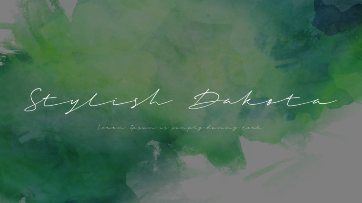 Stylish Dakota Font