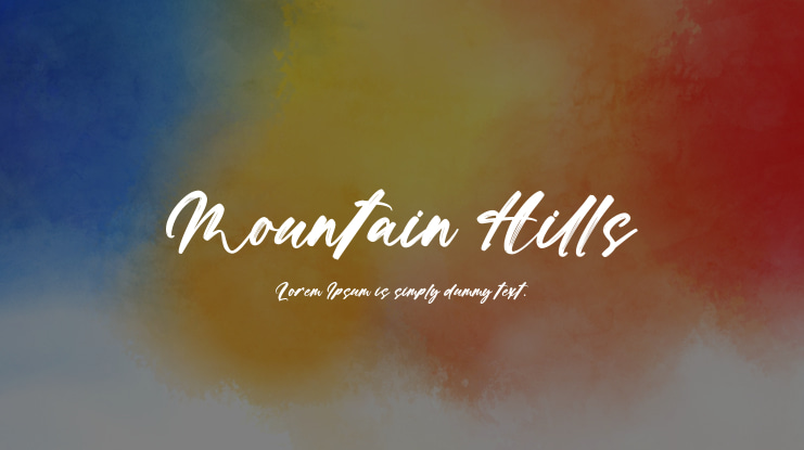 Mountain Hills Font