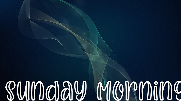 Sunday Morning Font