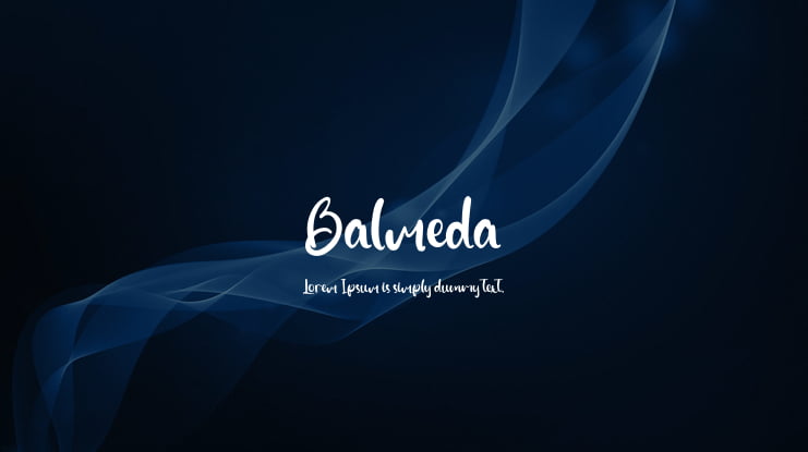 Balmeda Font