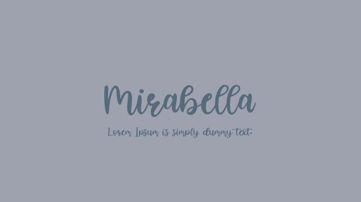 Mirabella Font