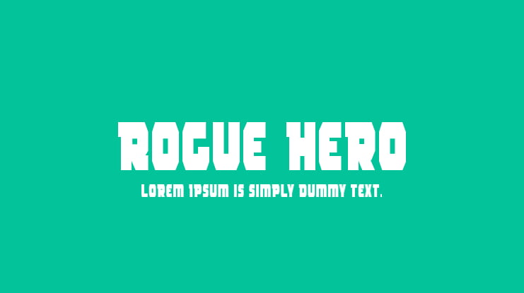Rogue Hero Font Family